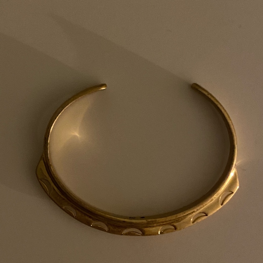 Madewell brass cuff bracelet - Picture 2 of 3